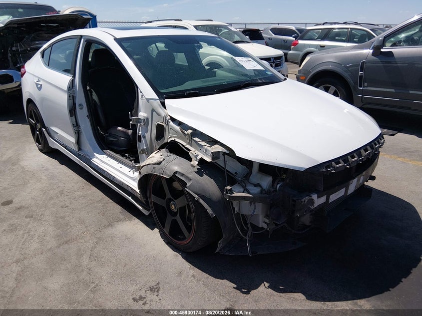 2018 HYUNDAI ELANTRA SPORT | KMHD04LB0JU554957 | UPCARS