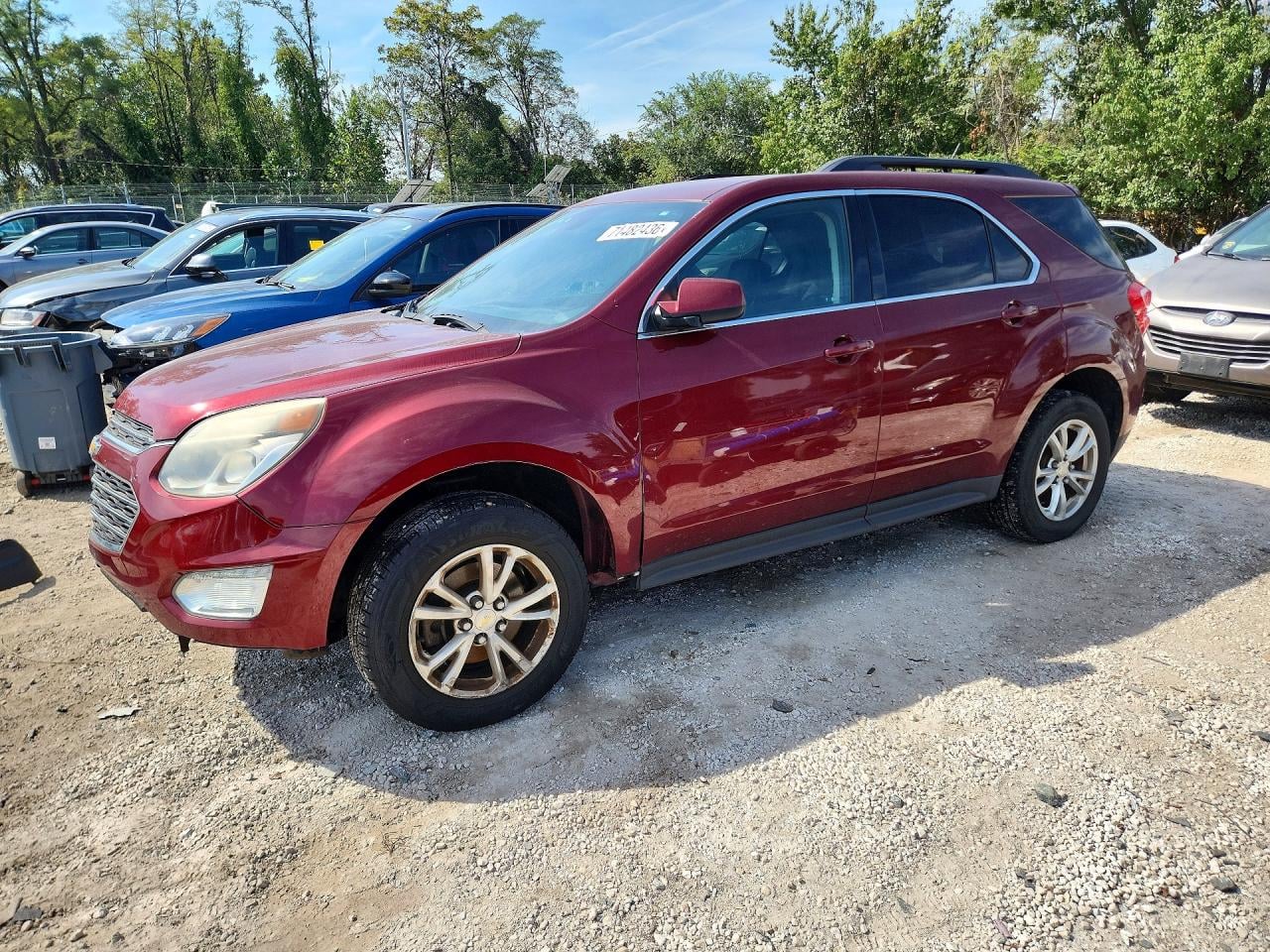 2017 CHEVROLET EQUINOX LT | 2GNALCEK5H1589173 | UPCARS