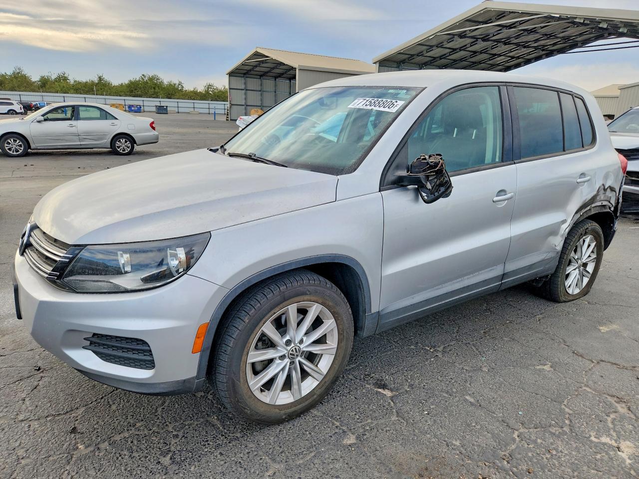 2014 VOLKSWAGEN TIGUAN S | WVGAV3AX4EW585166 | UPCARS