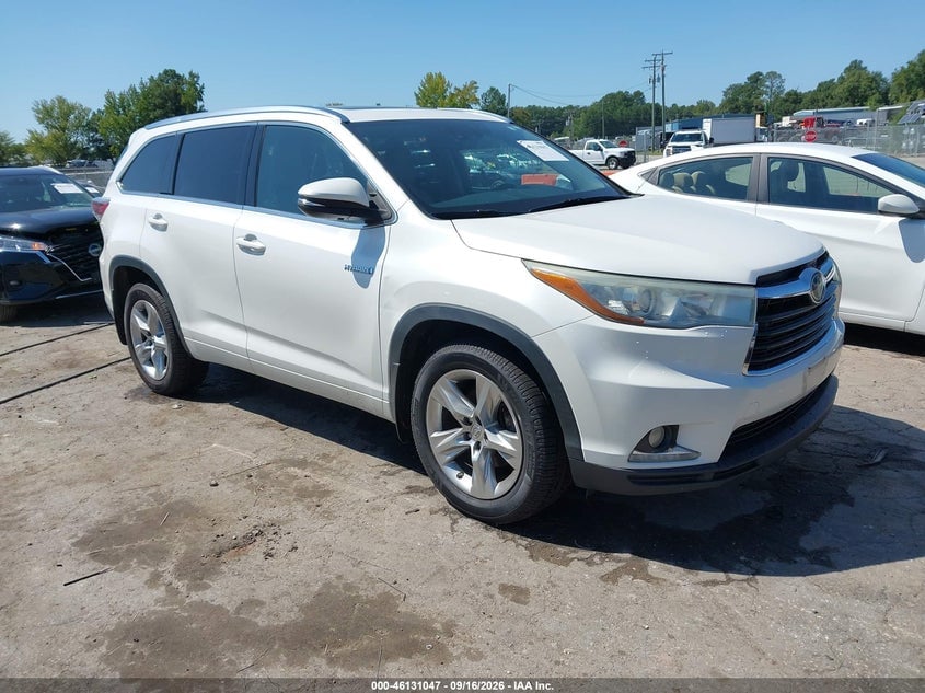 2015 TOYOTA HIGHLANDER HYBRID LIMITED PLATINUM V6 | 5TDDCRFH7FS011836 | UPCARS