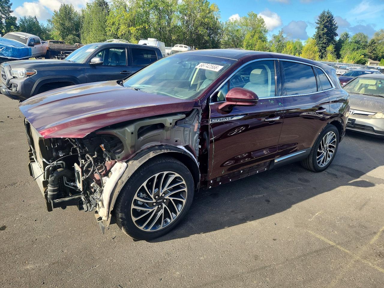 2019 LINCOLN NAUTILUS RESERVE | 2LMPJ8L93KBL32746 | UPCARS