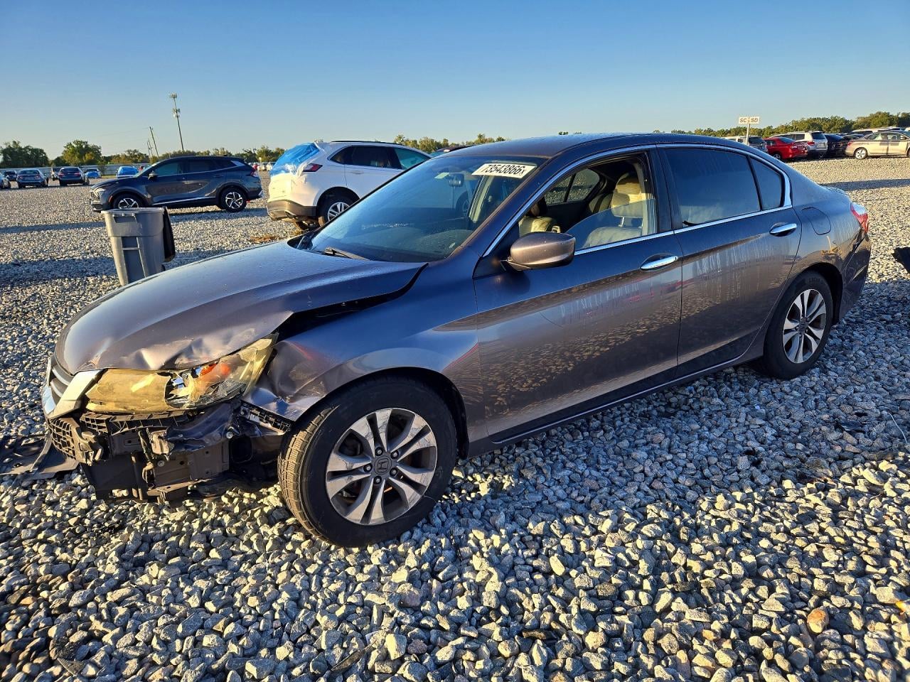 2014 HONDA ACCORD LX | 1HGCR2F33EA174681 | UPCARS