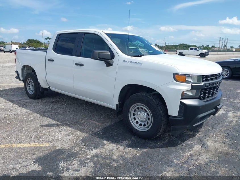 2021 CHEVROLET SILVERADO 1500 2WD  SHORT BED WT | 1GCPWAEH8MZ391112 | UPCARS