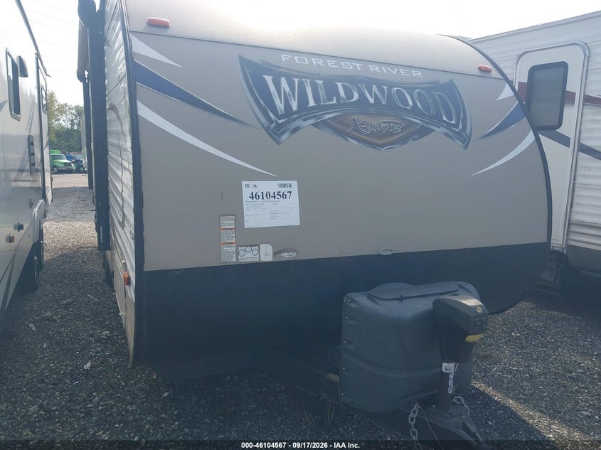 2016 FOREST RIVER WILDWOOD | 4X4TWDY22G7352971 | UPCARS
