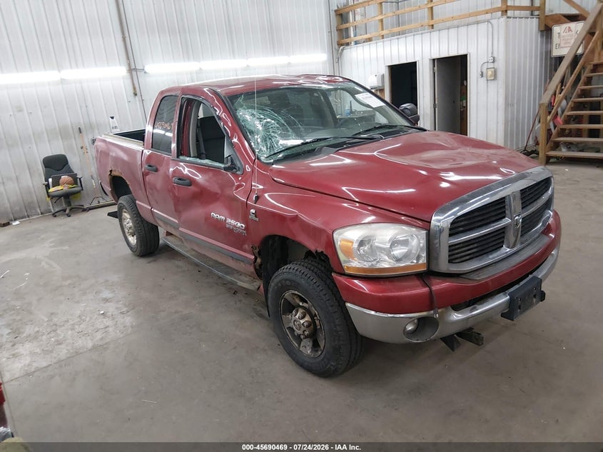 2006 DODGE RAM 2500 SLT/TRX4 OFF ROAD/SPORT/POWER WAGON | 3D7KS28C46G115644 | UPCARS