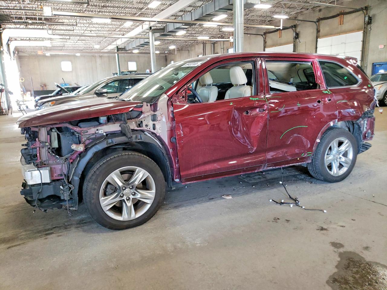 2015 TOYOTA HIGHLANDER LIMITED | 5TDDKRFH4FS083631 | UPCARS