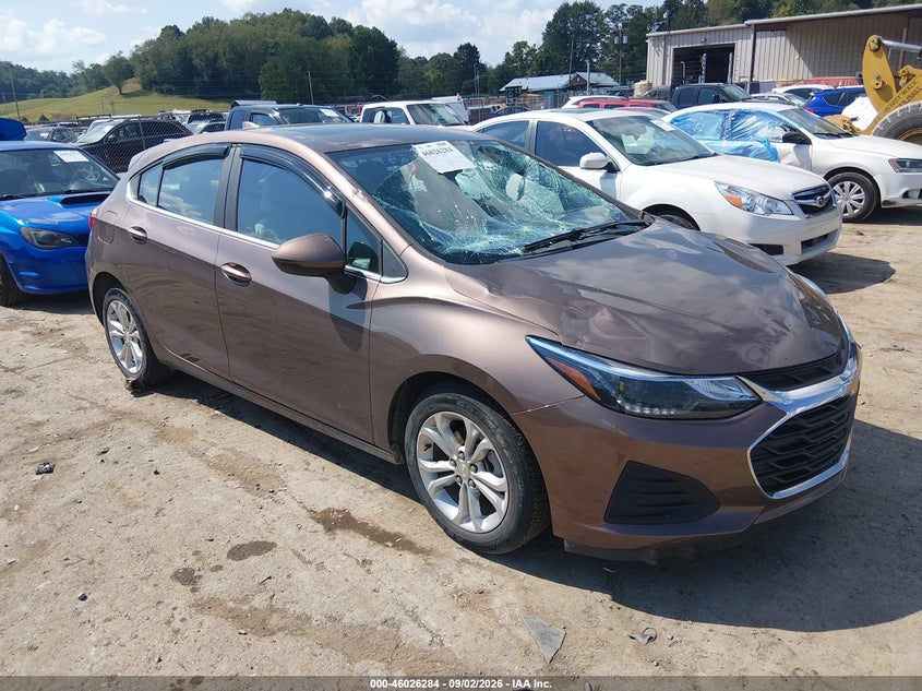 2019 CHEVROLET CRUZE LT | 3G1BE6SM1KS603282 | UPCARS