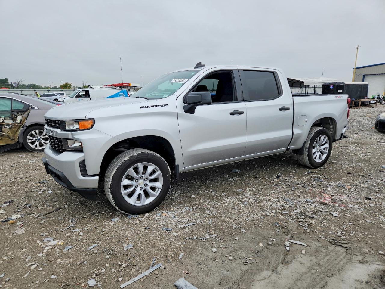 2021 CHEVROLET SILVERADO K1500 CUSTOM | 3GCPYBEK3MG163529 | UPCARS