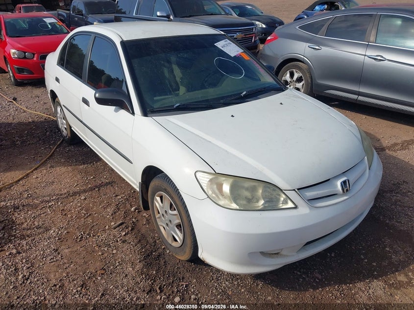 2005 HONDA CIVIC VP | 1HGES16345L019410 | UPCARS