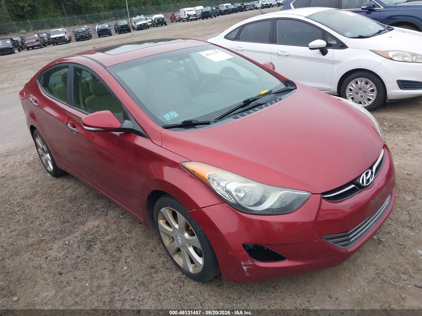 2013 HYUNDAI ELANTRA LIMITED | 5NPDH4AE0DH385516 | UPCARS