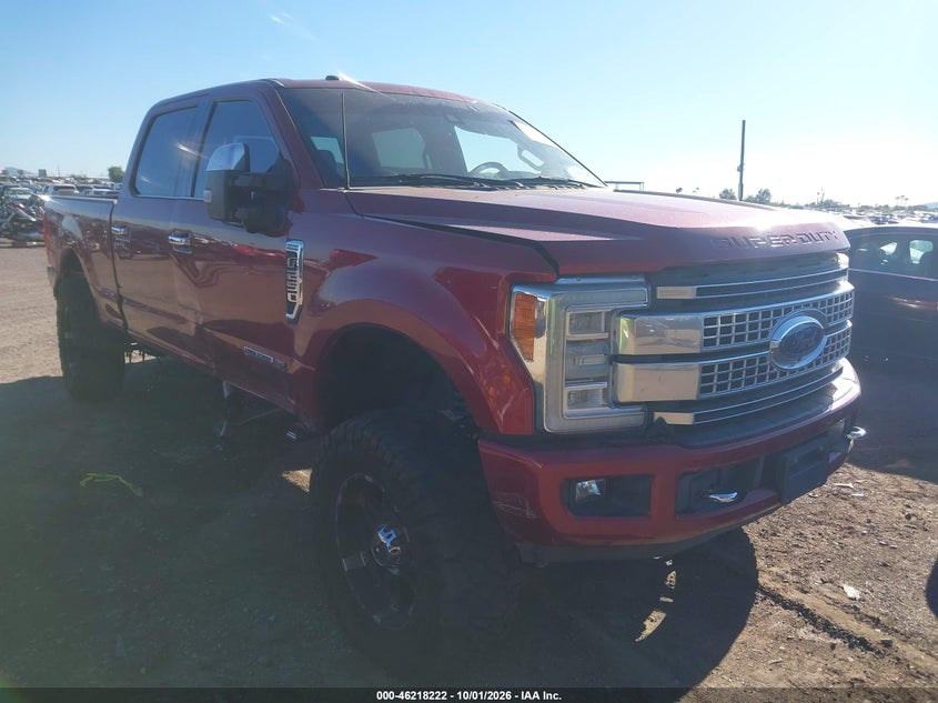 2017 FORD F-250 PLATINUM | 1FT7W2BT6HEB65842 | UPCARS