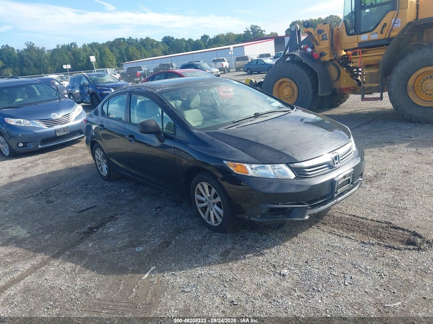 2012 HONDA CIVIC SDN EX | 2HGFB2F8XCH525792 | UPCARS