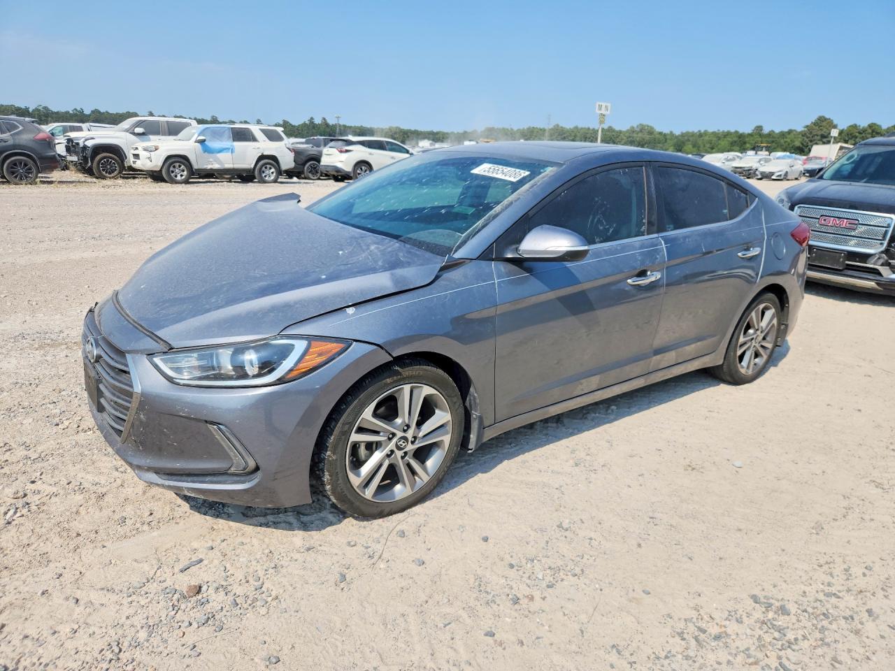 2017 HYUNDAI ELANTRA LIMITED | KMHD84LF4HU197854 | UPCARS