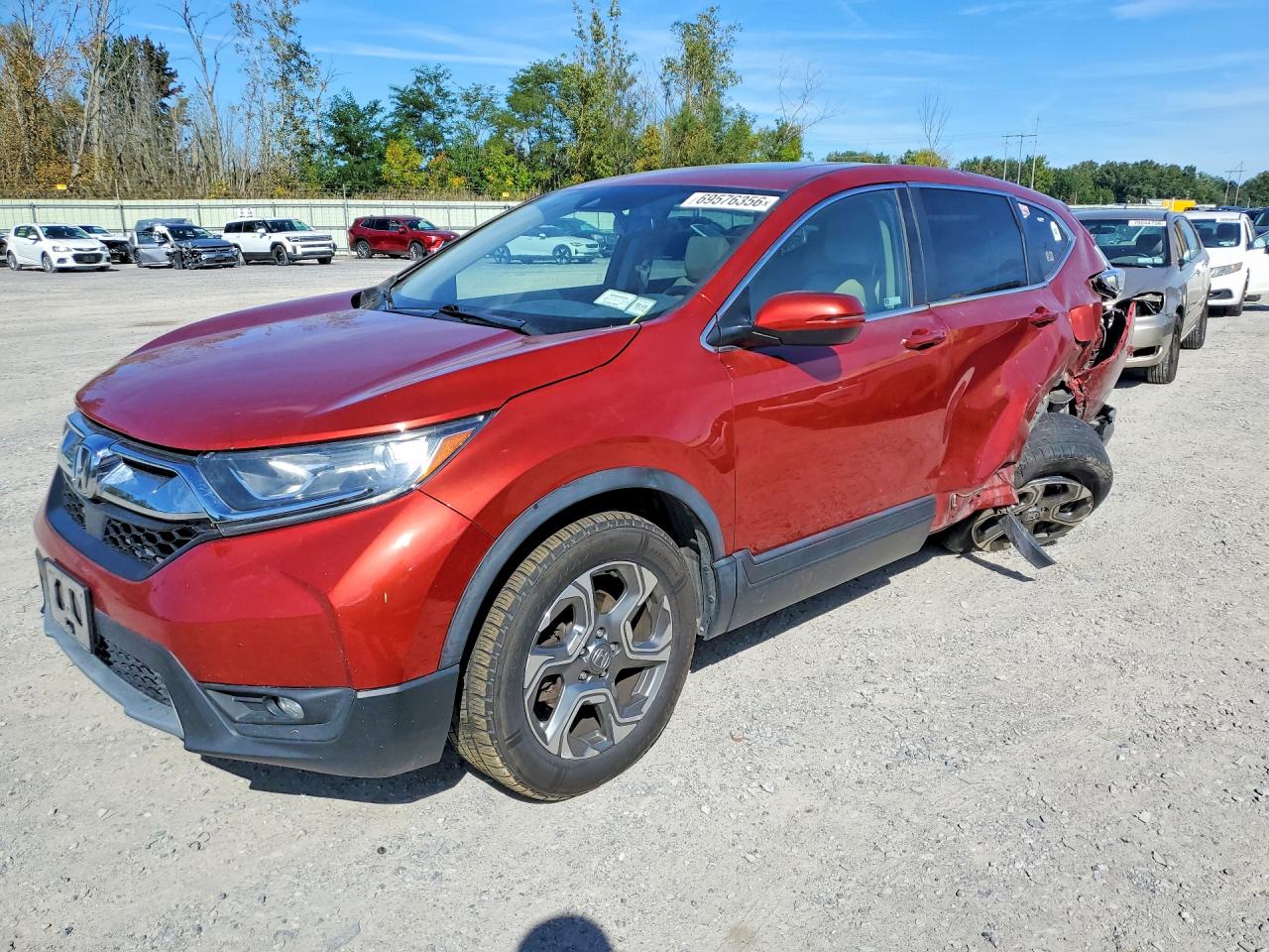 2018 HONDA CRV EXL | 2HKRW2H83JH654068 | UPCARS