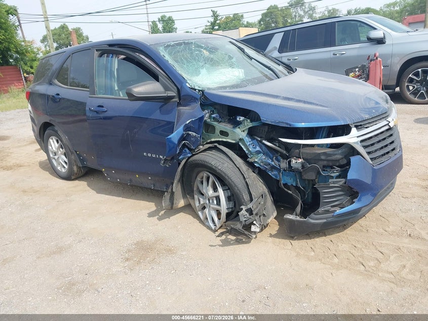 2022 CHEVROLET EQUINOX FWD LS | 3GNAXHEV2NS166529 | UPCARS