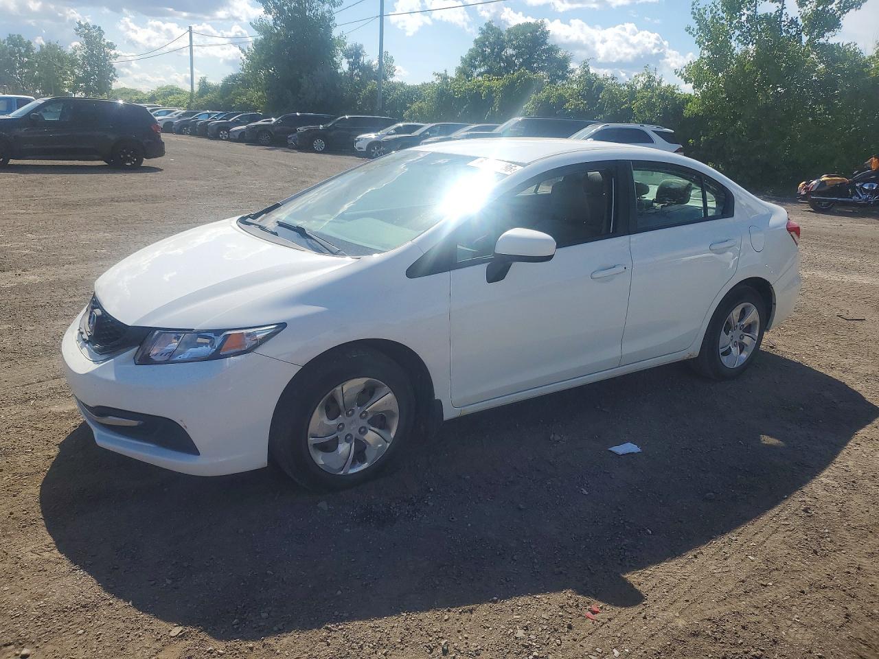 2014 HONDA CIVIC LX | 2HGFB2F45EH028634 | UPCARS