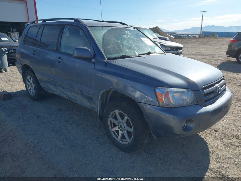 2007 TOYOTA HIGHLANDER V6 | JTEEP21AX70194594 | UPCARS