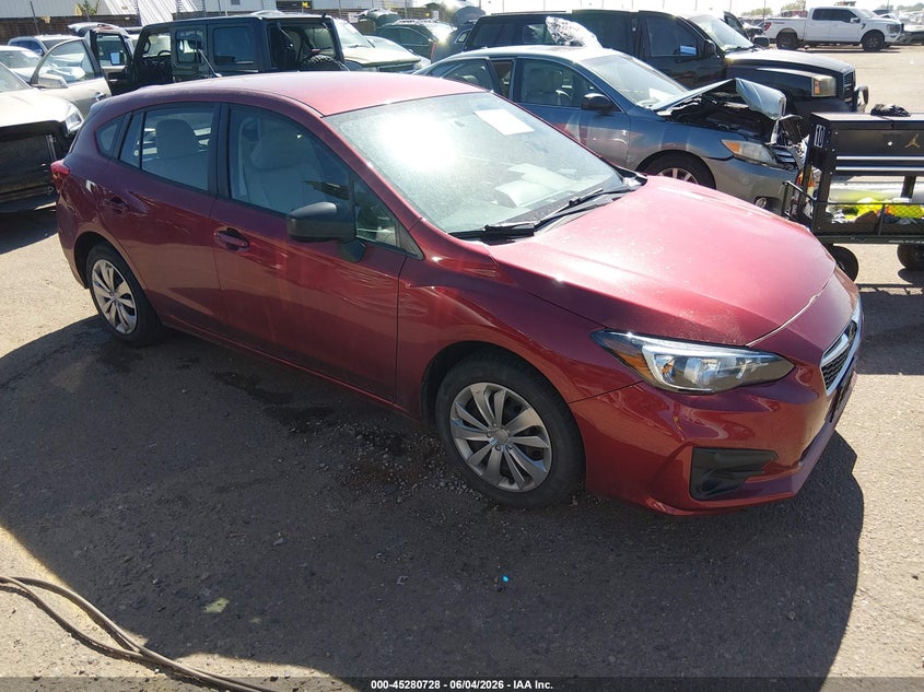 2019 SUBARU IMPREZA 2.0I | 4S3GTAA67K3728365 | UPCARS