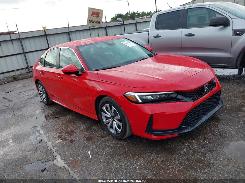 2026 HONDA CIVIC LX | 2HGFE2F29TH511014 | UPCARS