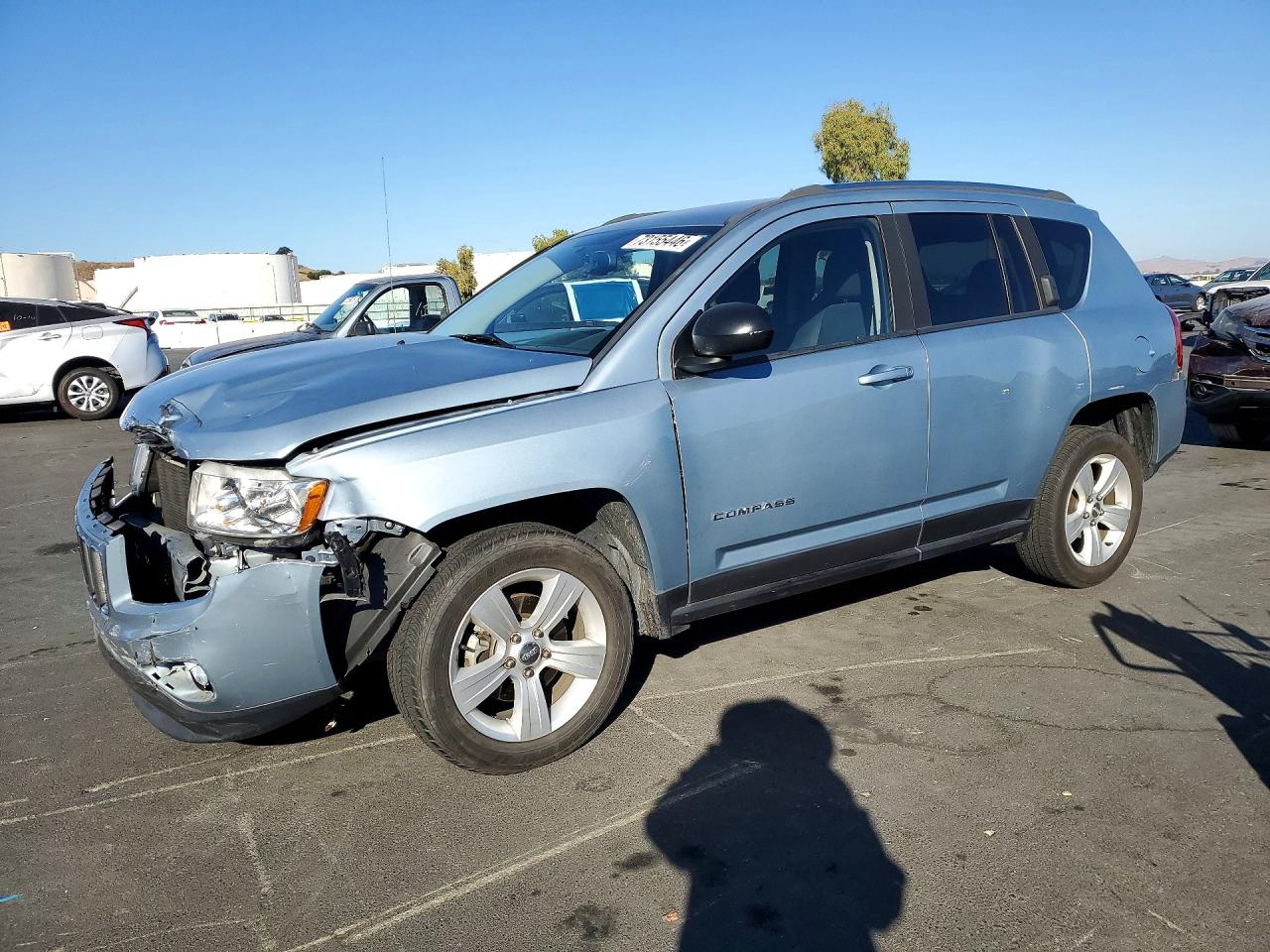 2013 JEEP COMPASS LATITUDE | 1C4NJCEA5DD205608 | UPCARS