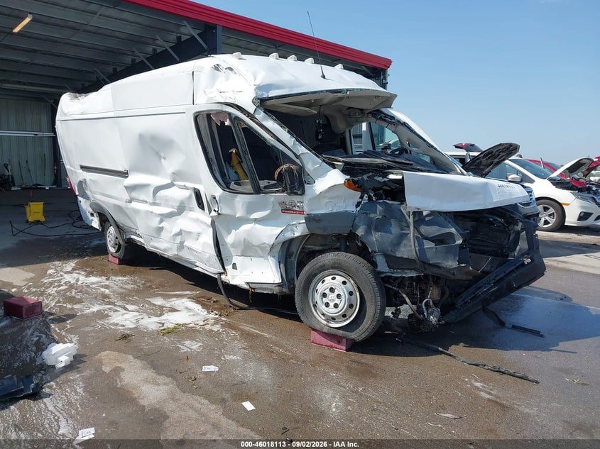 2018 RAM PROMASTER 3500 CARGO VAN HIGH ROOF 159 WB EXT | 3C6URVJG4JE106113 | UPCARS