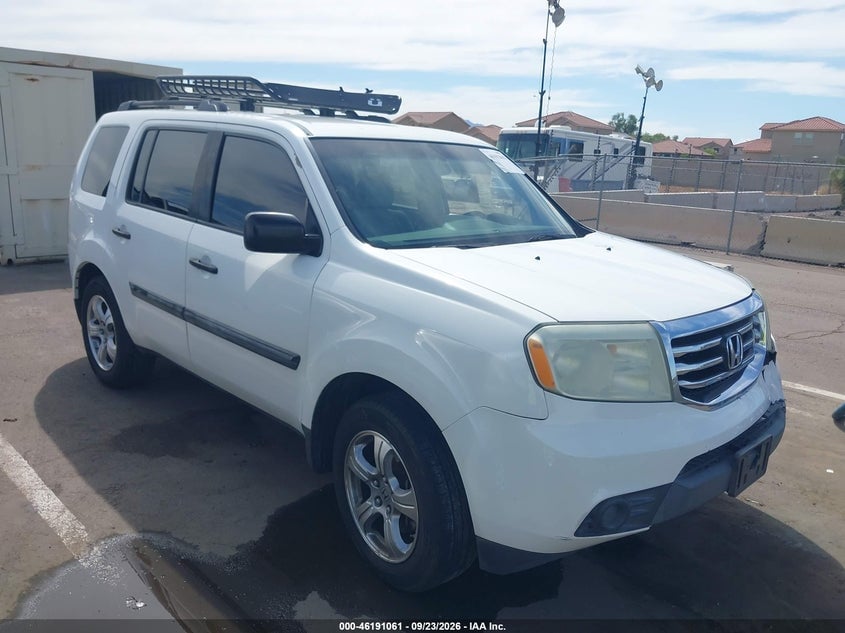 2013 HONDA PILOT LX | 5FNYF3H2XDB036276 | UPCARS