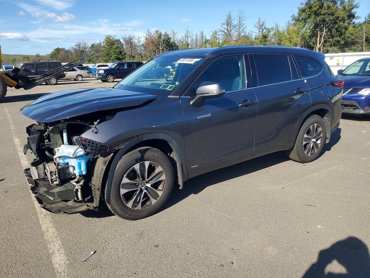 2021 TOYOTA HIGHLANDER HYBRID XLE | 5TDGBRCH6MS524173 | UPCARS