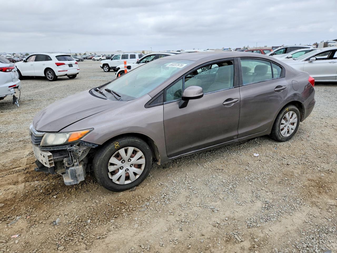 2012 HONDA CIVIC LX | 19XFB2F51CE321818 | UPCARS