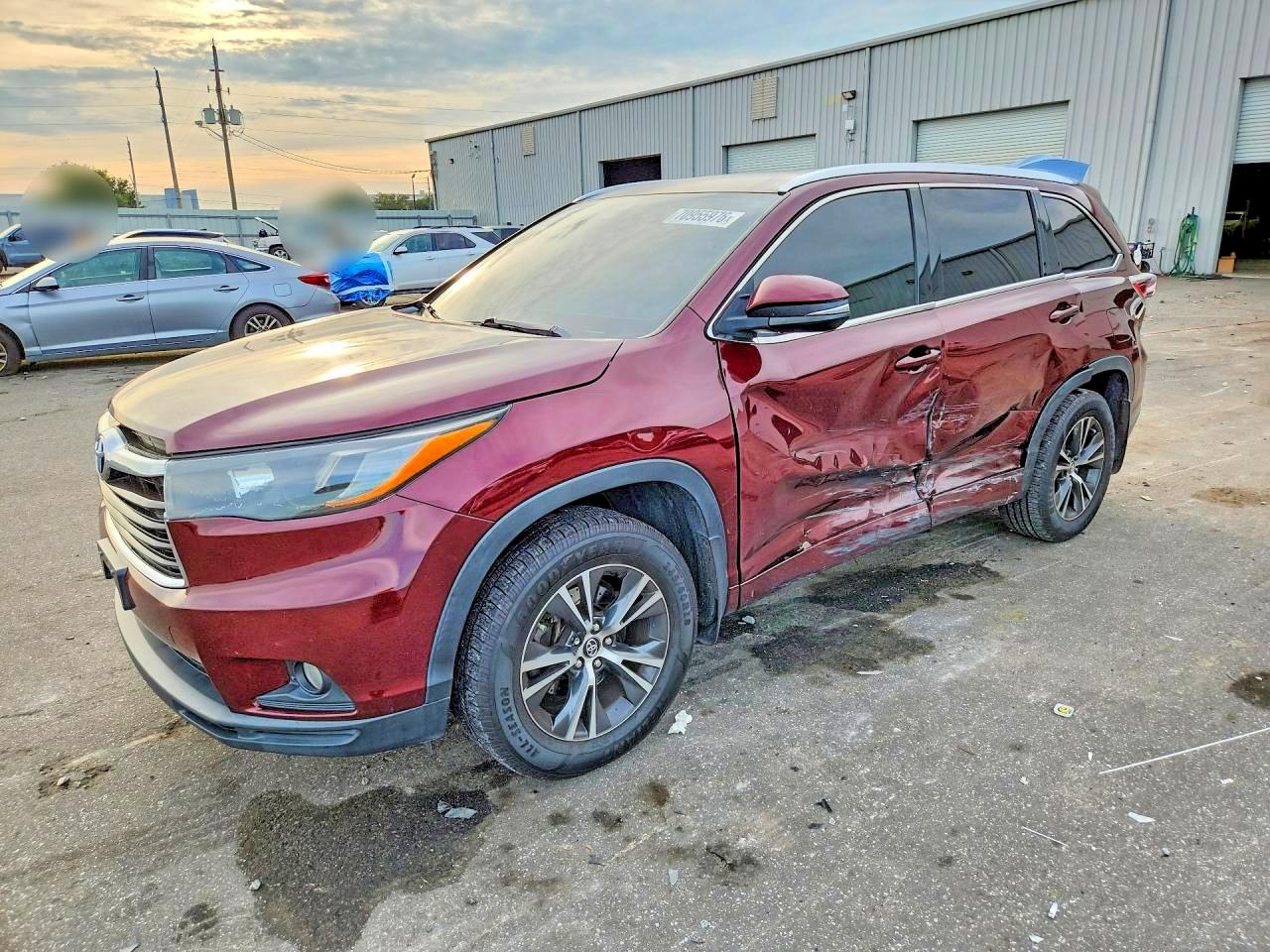 2016 TOYOTA HIGHLANDER XLE | 5TDJKRFHXGS340280 | UPCARS