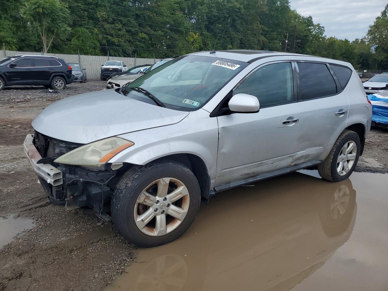 2007 NISSAN MURANO S | JN8AZ08W97W613443 | UPCARS