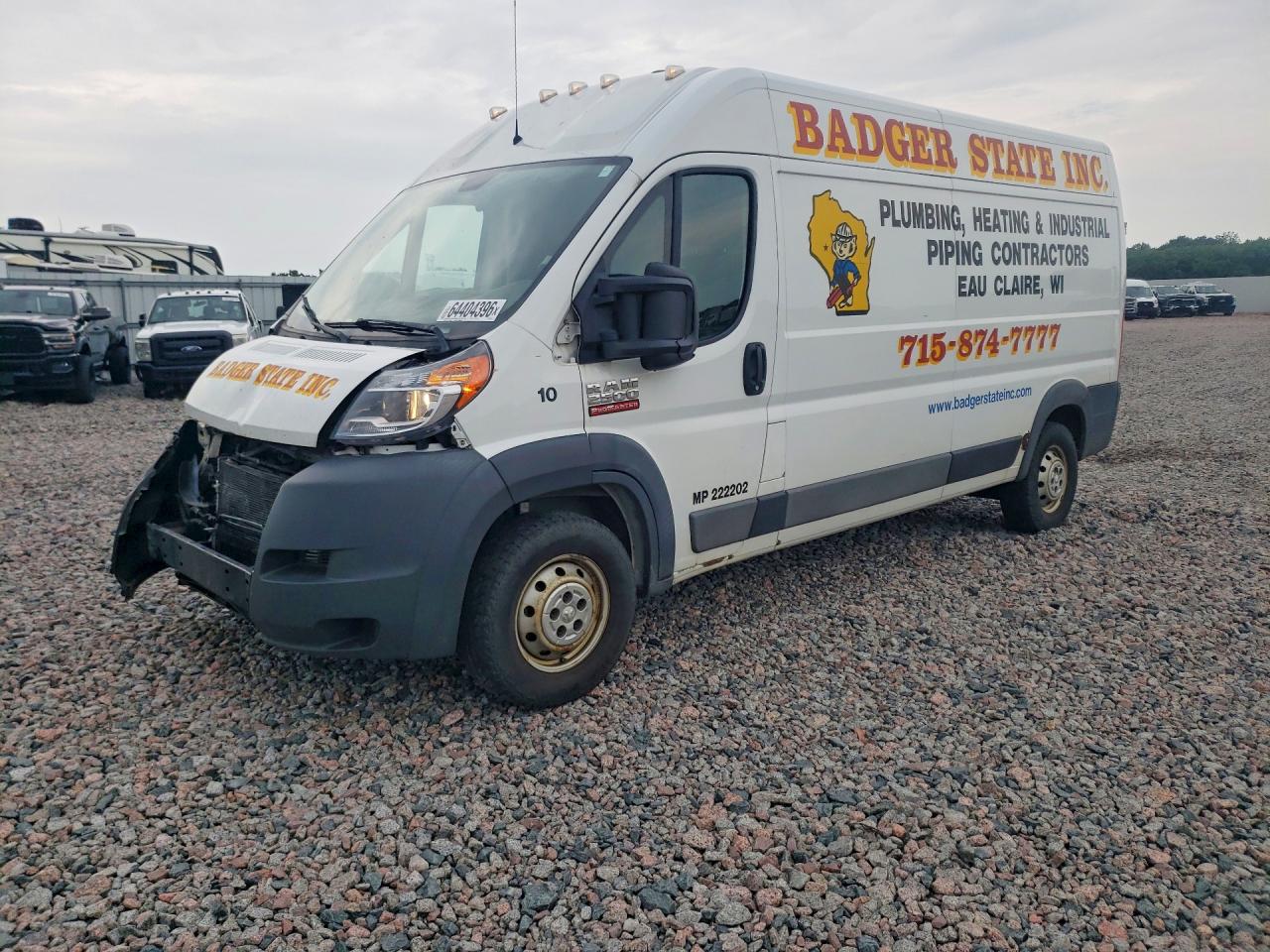 2016 RAM PROMASTER 2500 HIGH | 3C6TRVDG5GE116214 | UPCARS