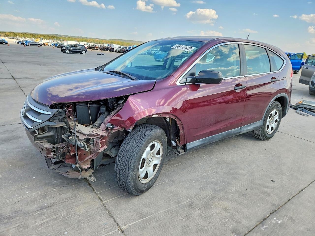 2014 HONDA CRV LX | 5J6RM3H33EL041573 | UPCARS