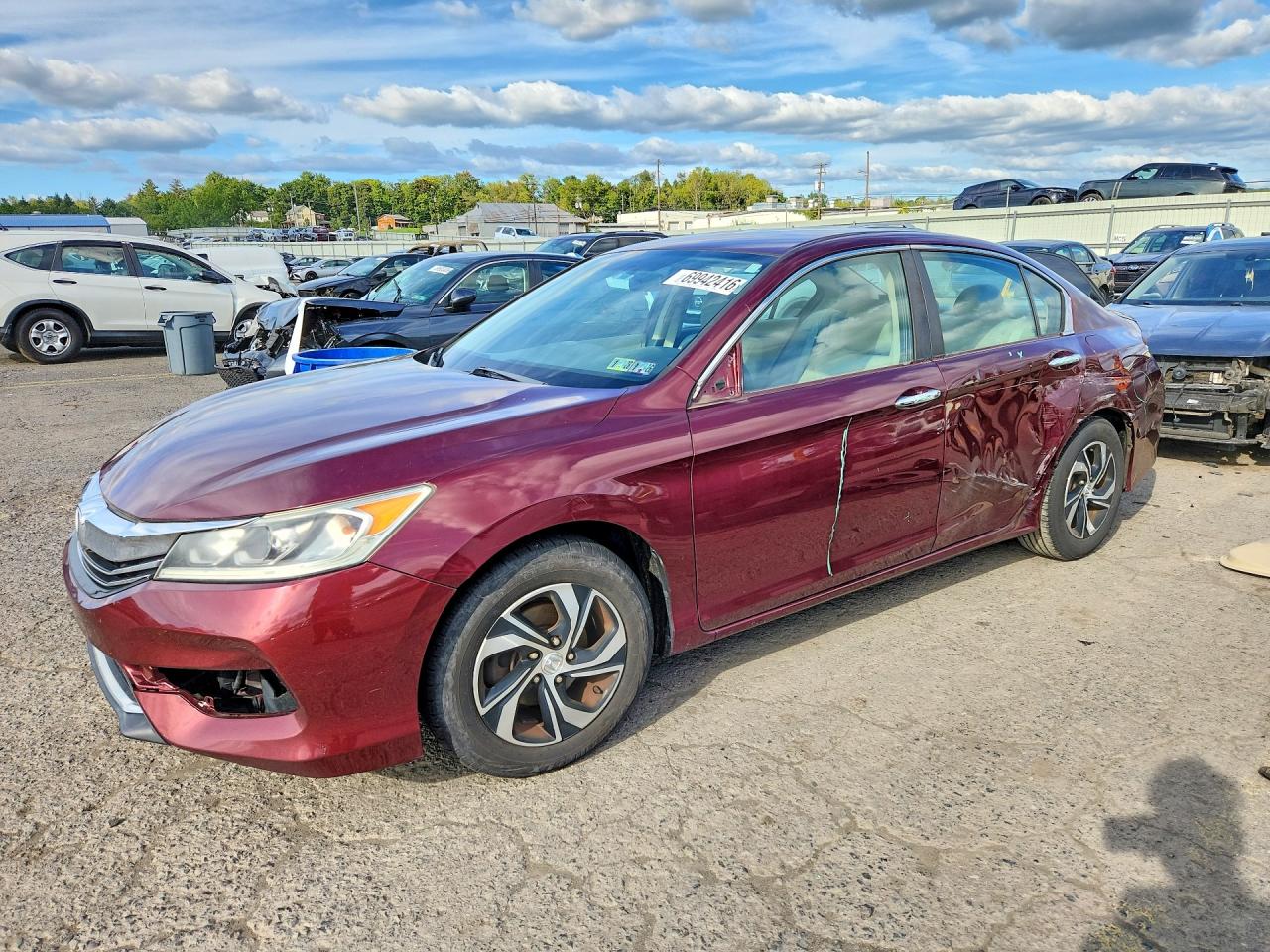 2016 HONDA ACCORD LX | 1HGCR2F34GA030558 | UPCARS