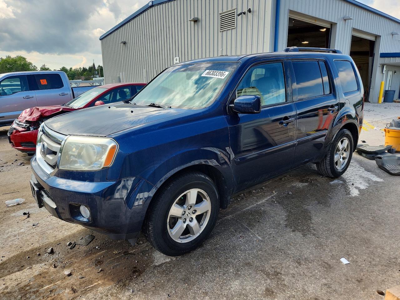 2011 HONDA PILOT EXL | 5FNYF4H63BB040255 | UPCARS