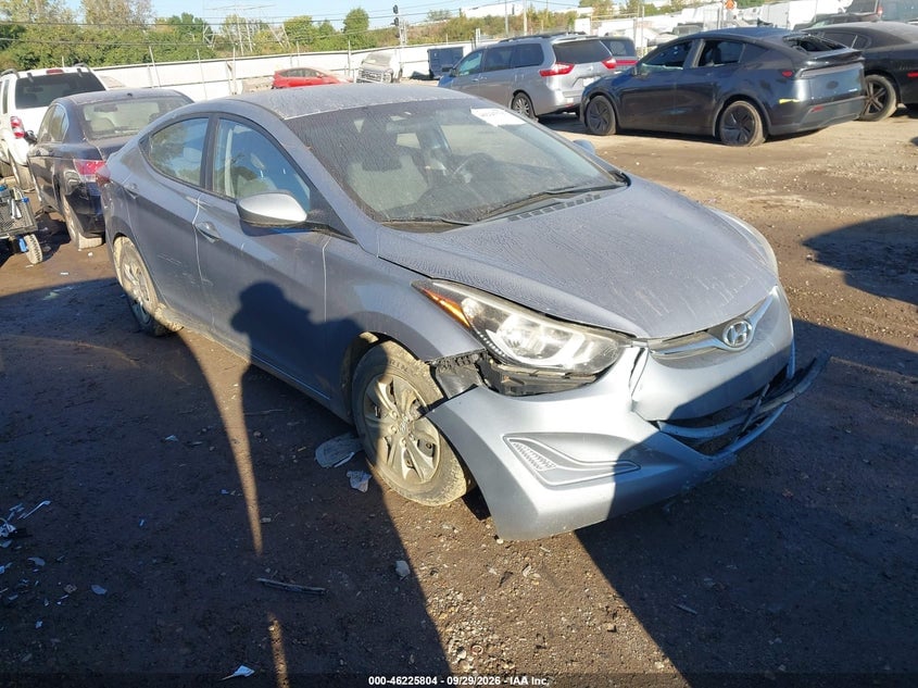 2016 HYUNDAI ELANTRA SE | 5NPDH4AE9GH712273 | UPCARS