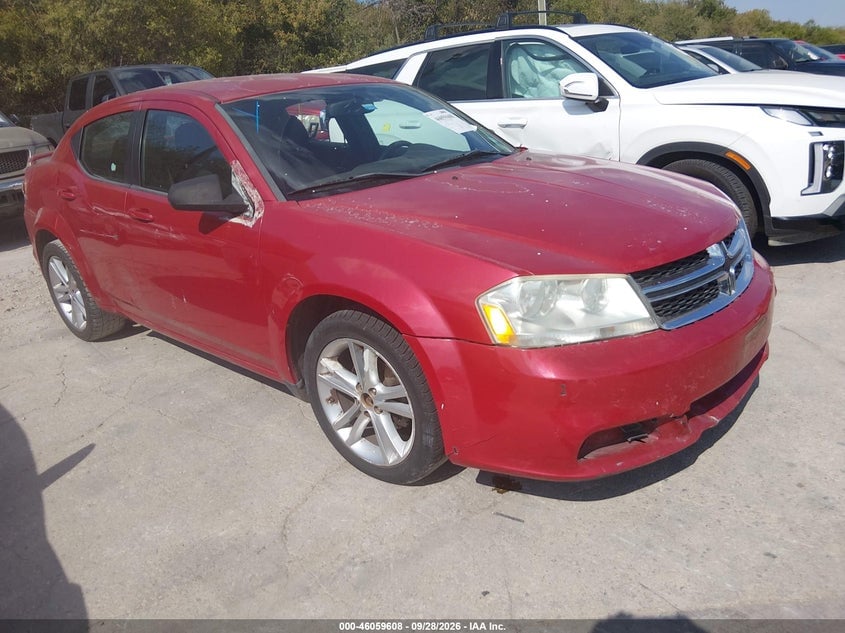 2012 DODGE AVENGER SE | 1C3CDZAG6CN314202 | UPCARS