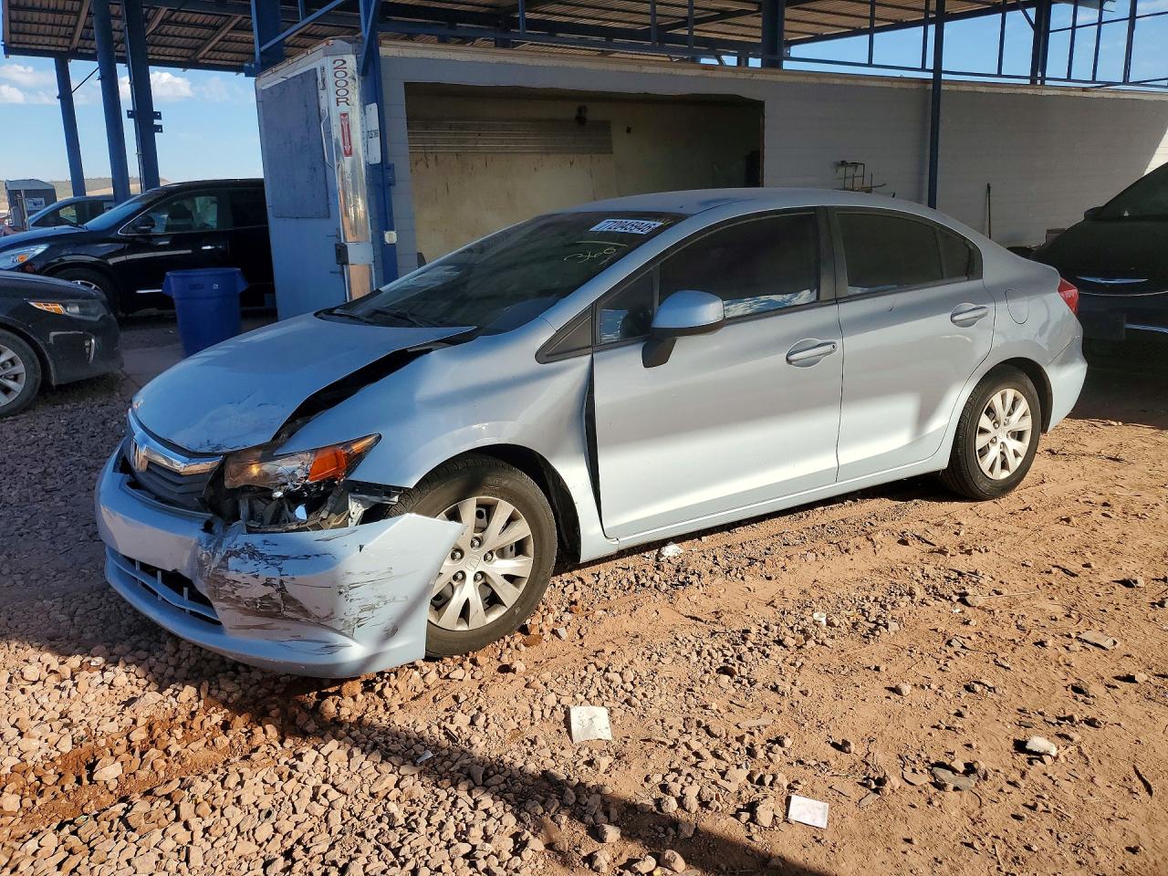 2012 HONDA CIVIC LX | 2HGFB2F51CH528747 | UPCARS