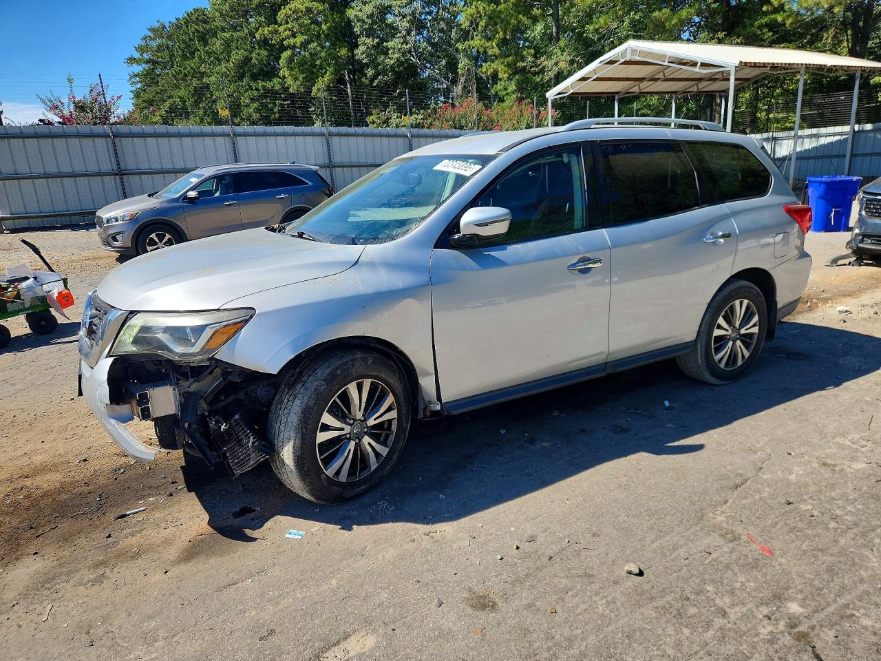 2017 NISSAN PATHFINDER SV | 5N1DR2MM7HC630555 | UPCARS