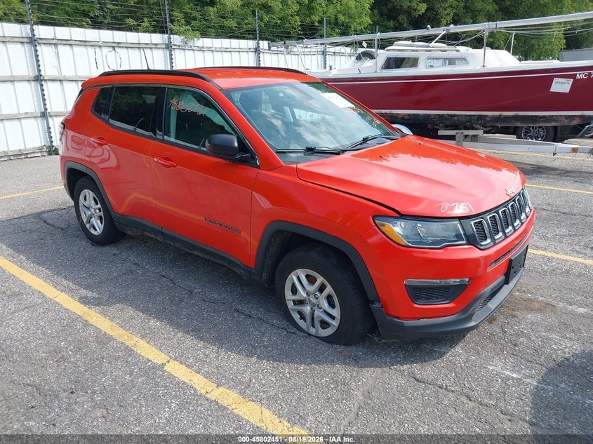 2019 JEEP COMPAS SPORT | 3C4NJCAB9KT731259 | UPCARS