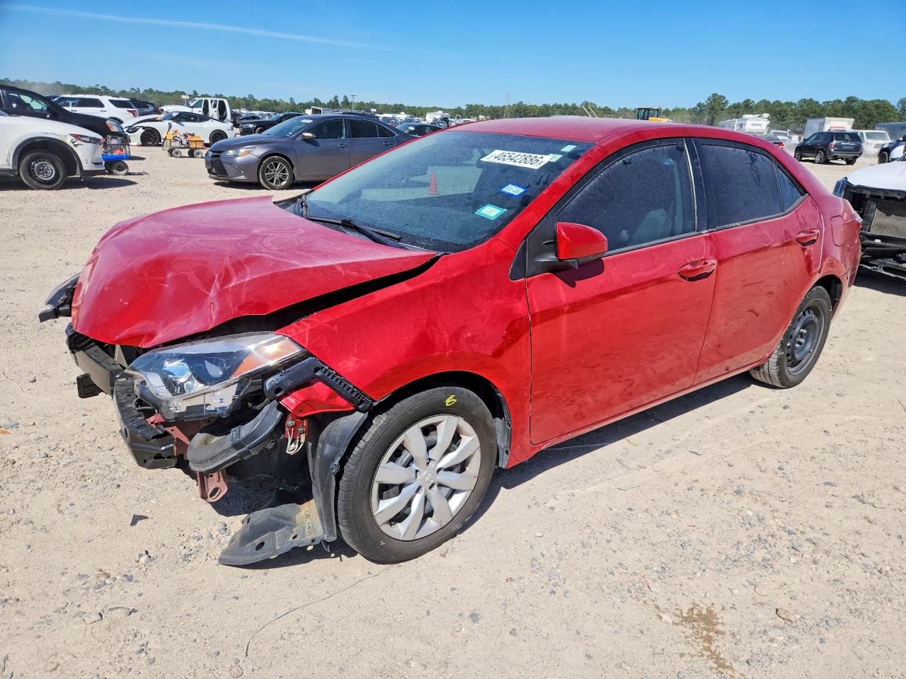 2015 TOYOTA COROLLA LE | 5YFBURHE6FP325056 | UPCARS
