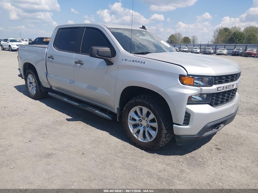 2021 CHEVROLET SILVERADO 1500 4WD  SHORT BED CUSTOM | 1GCPYBEK2MZ126746 | UPCARS
