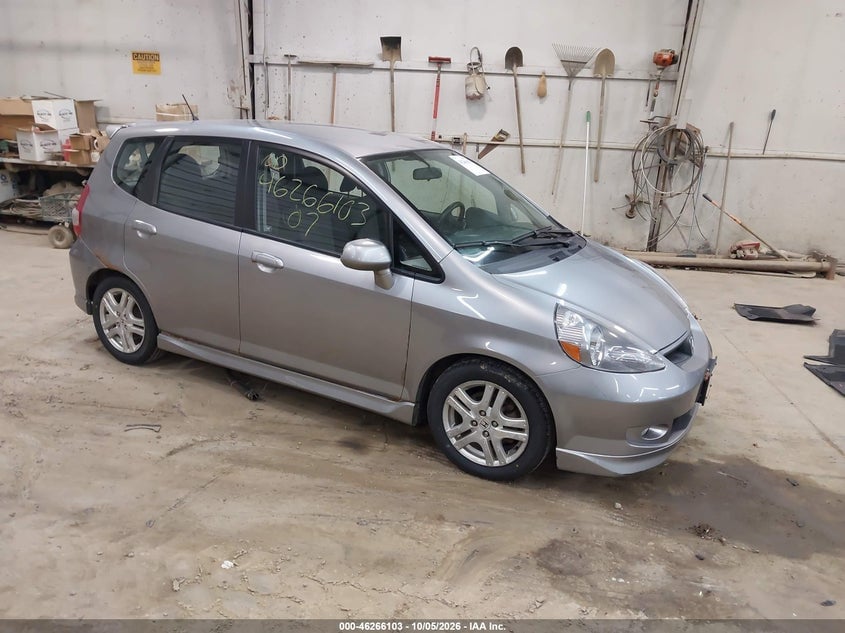 2007 HONDA FIT SPORT | JHMGD37617S026179 | UPCARS