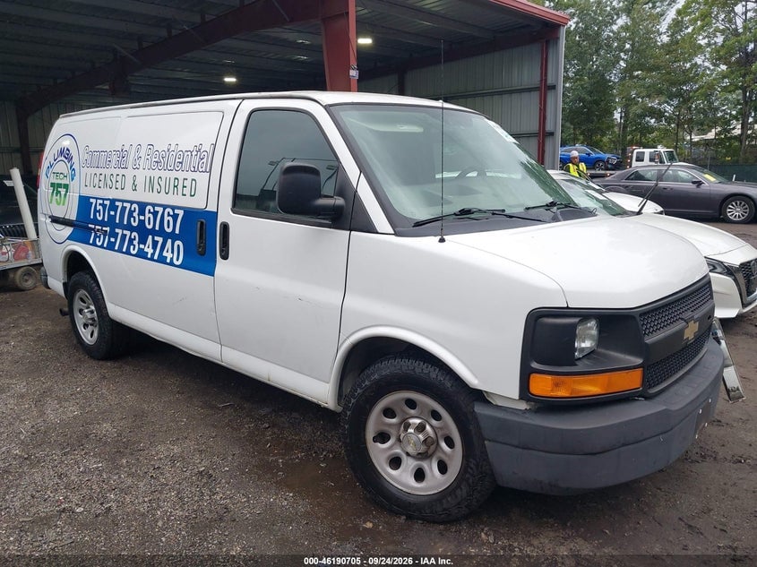 2013 CHEVROLET EXPRESS 1500 WORK VAN | 1GCSGAFX3D1173381 | UPCARS