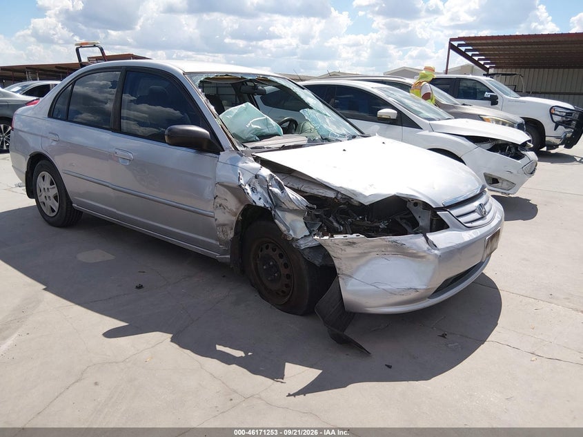 2003 HONDA CIVIC LX | 1HGES16533L005299 | UPCARS
