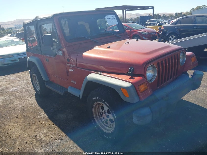 1998 JEEP WRANGLER SPORT | 1J4FY19S4WP787333 | UPCARS
