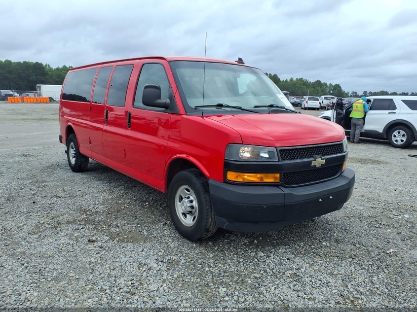 2020 CHEVROLET EXPRESS PASSENGE RWD 3500 EXTENDED WHEELBASE LS | 1GAZGNFG1L1271953 | UPCARS