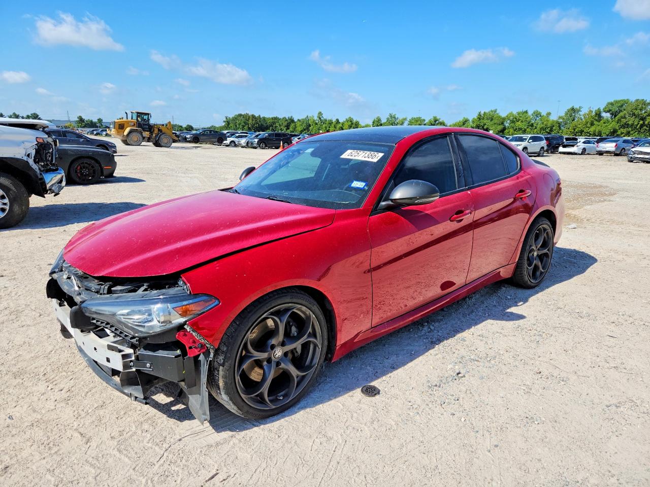 2019 ALFA ROMEO GIULIA TI | ZARFAMBN6K7616700 | UPCARS
