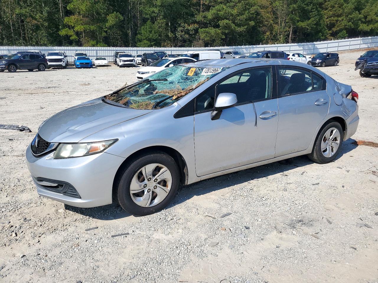 2013 HONDA CIVIC LX | 2HGFB2F57DH542718 | UPCARS