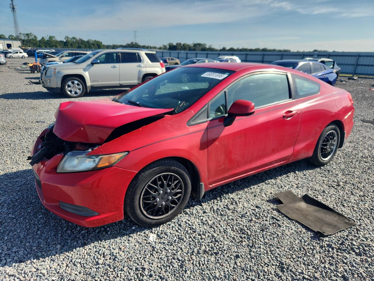 2012 HONDA CIVIC LX | 2HGFG3B5XCH507621 | UPCARS