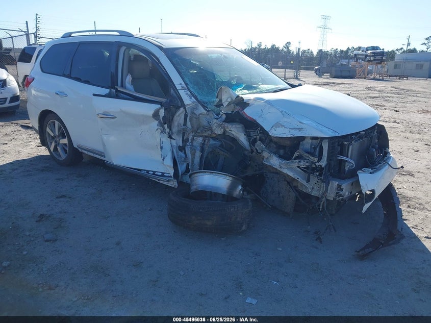 2014 NISSAN PATHFINDER PLATINUM | 5N1AR2MN0EC693715 | UPCARS